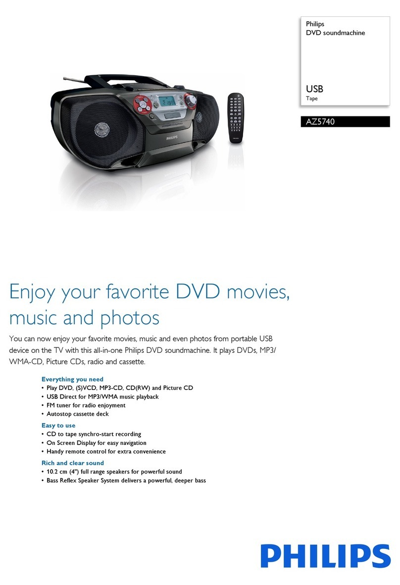 Philips AZ5740 User manual