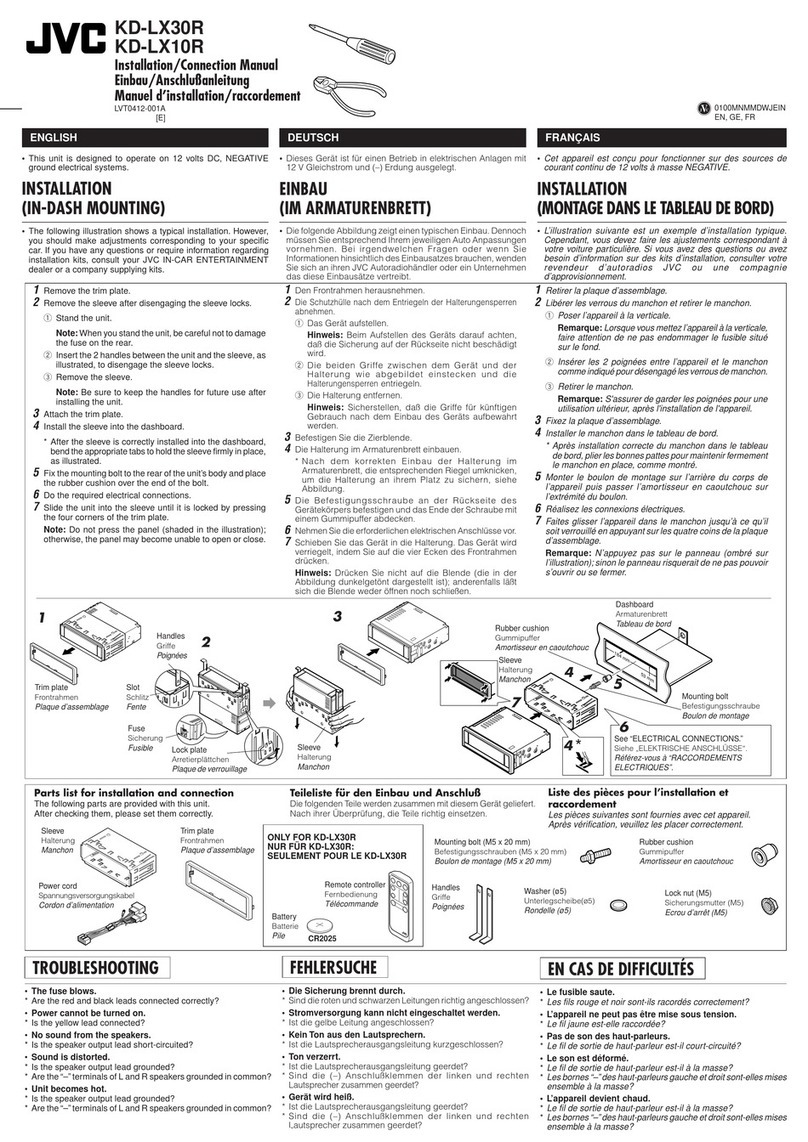 JVC KD-LX30R Guide JVC KD-LX30R Guide