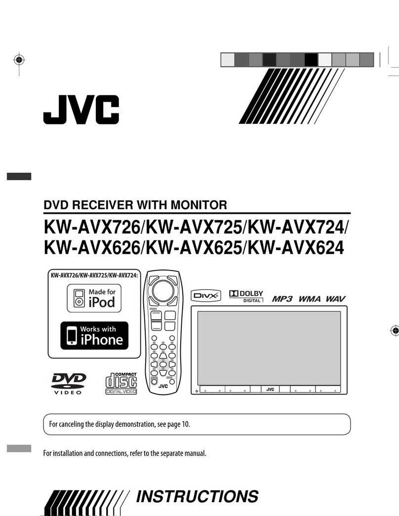 JVC KW-AVX726 User manual