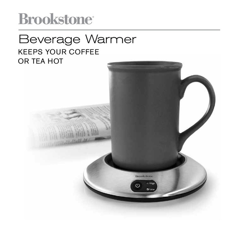 Brookstone Beverage Warmer quick guide
