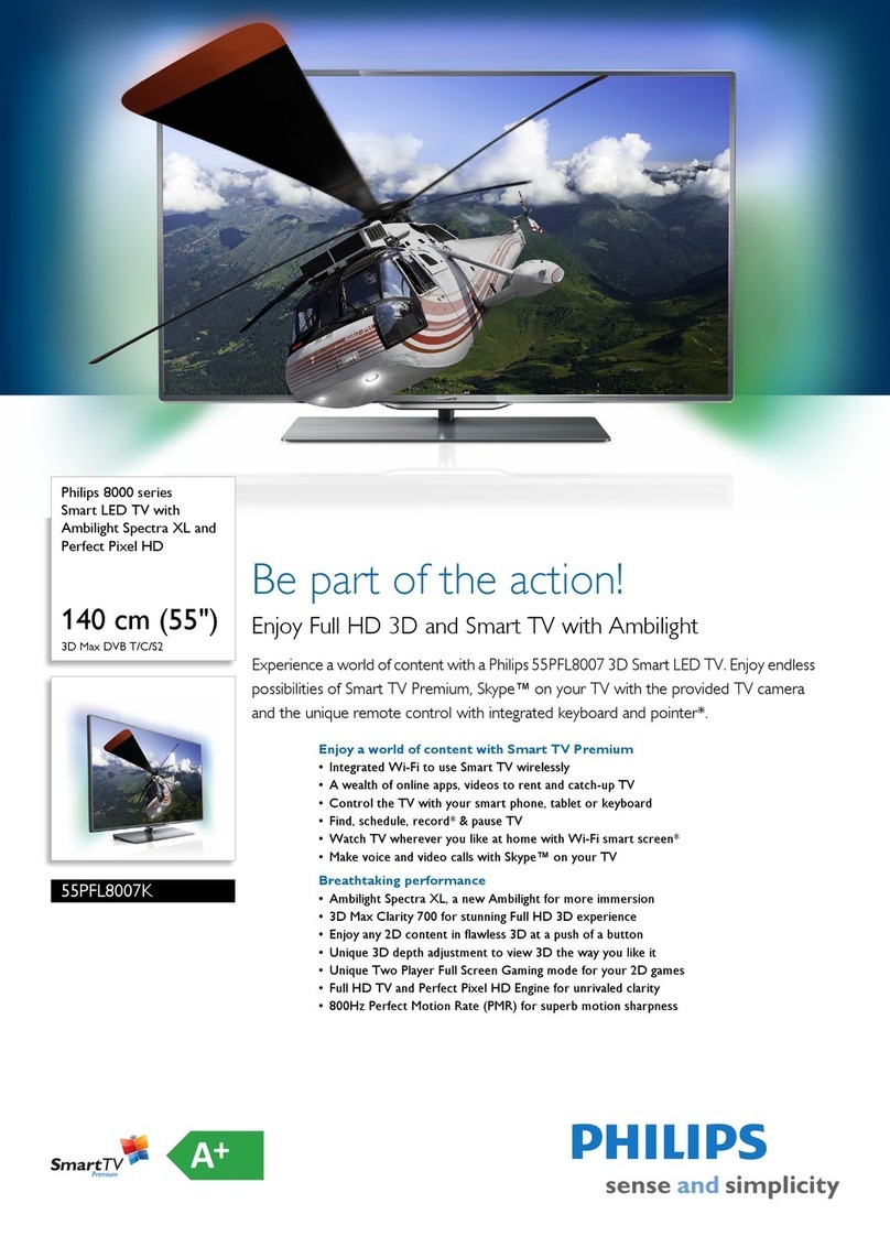 Philips 55PFL8007K/12 User manual