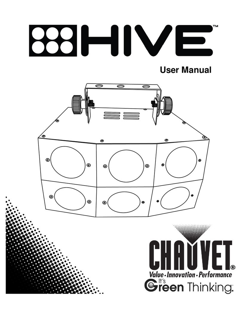Chauvet HIVE User manual Chauvet HIVE User manual
