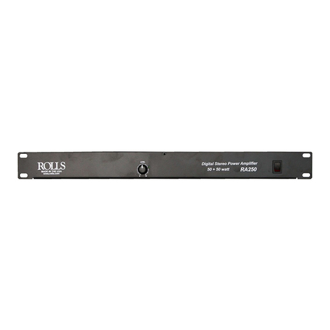 Rolls RA250 User manual