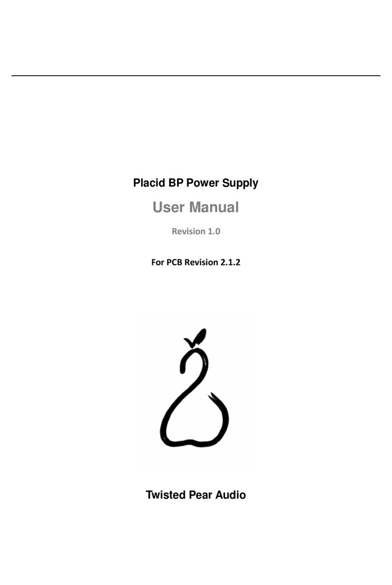 Twisted Pear Audio Placid BP user manual