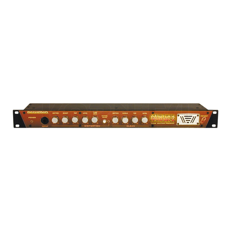 Rocktron Gainiac 2 Operation manual