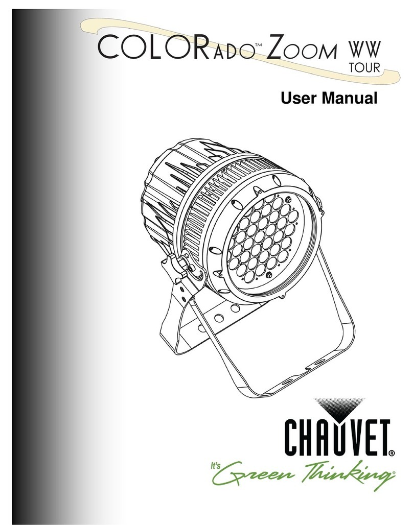 Chauvet COLORado Zoom Tour WW user manual
