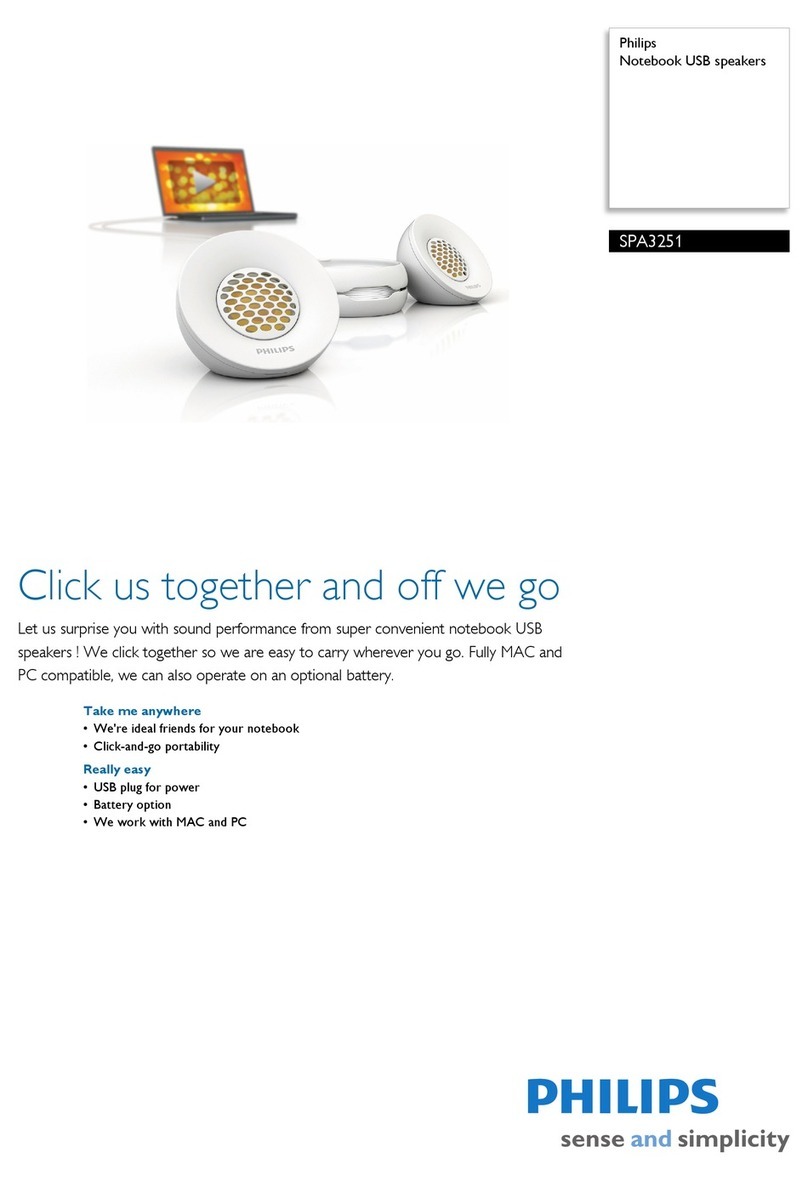 Philips SPA3251/97 quick guide