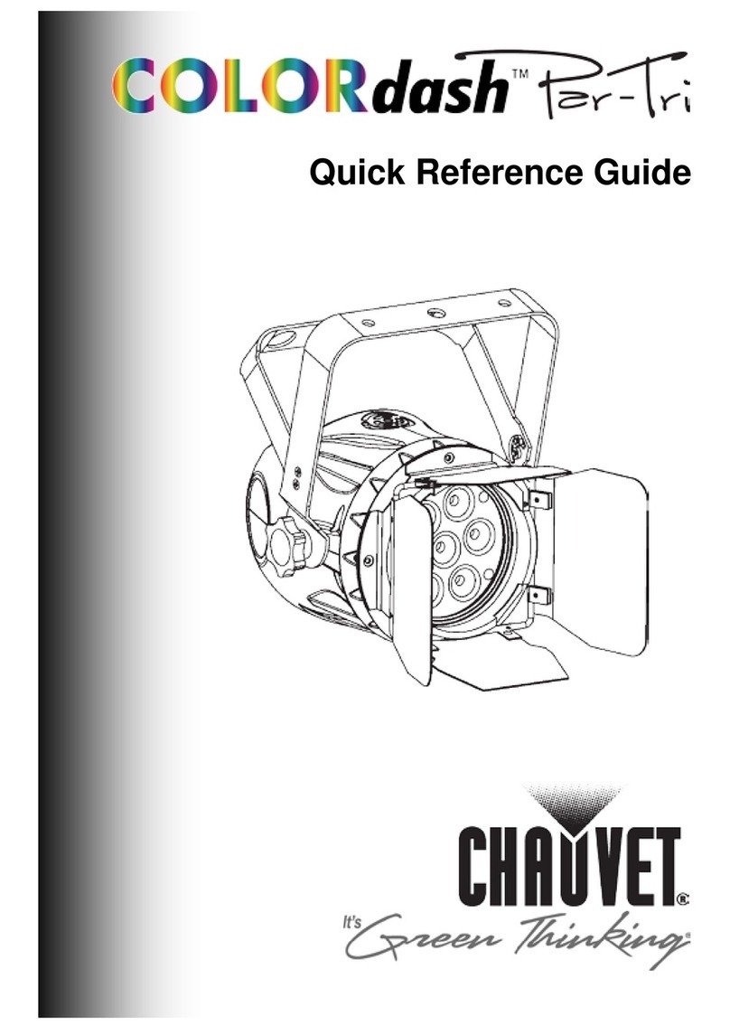 Chauvet Colordash Par-Tri User manual