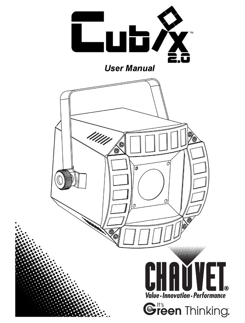 Chauvet Cubix 2.0 User manual