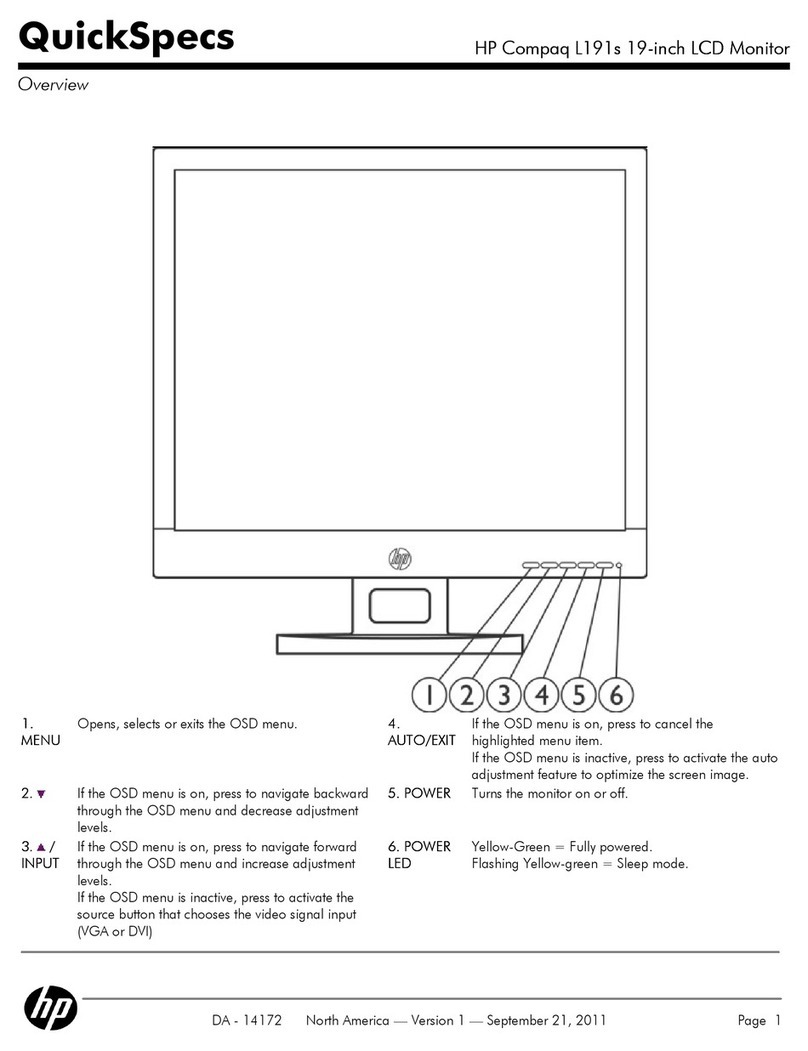 HP Compaq L191s Installation guide