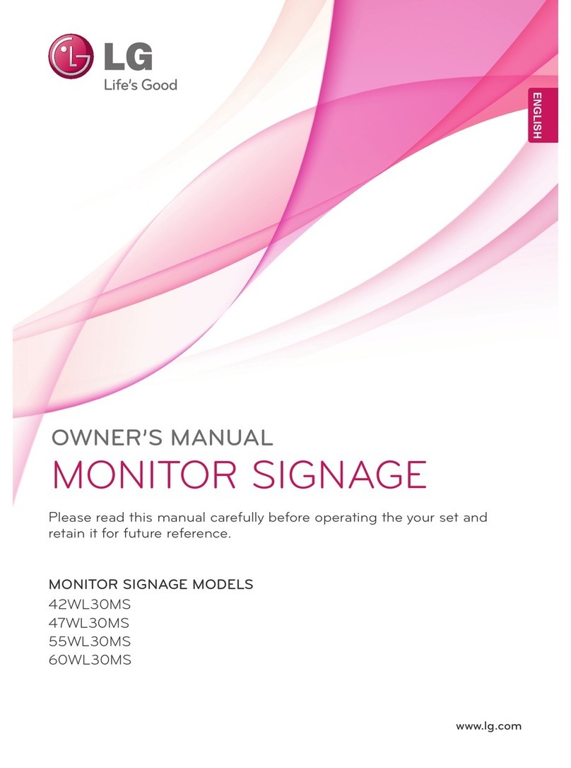 LG 42WL30MS User manual