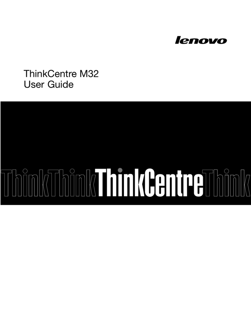 Lenovo ThinkCentre M32 User manual Lenovo ThinkCentre M32 User manual