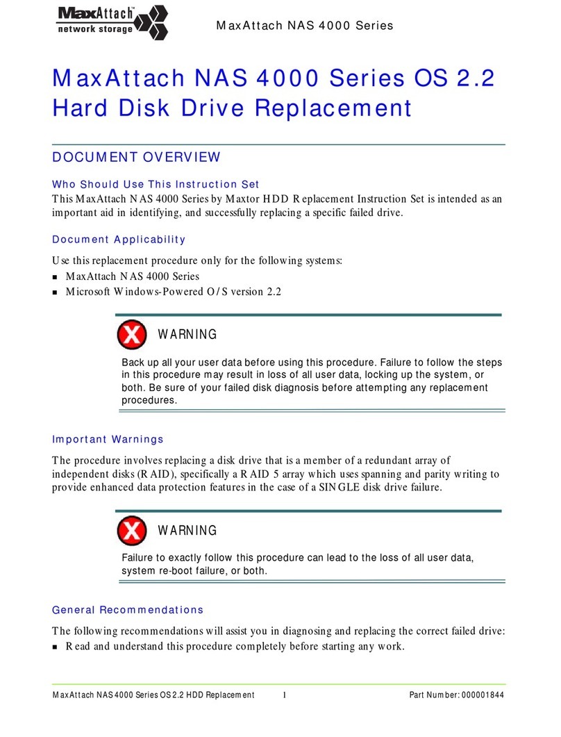 MaxAttach MaxAttach NAS 4000 User manual