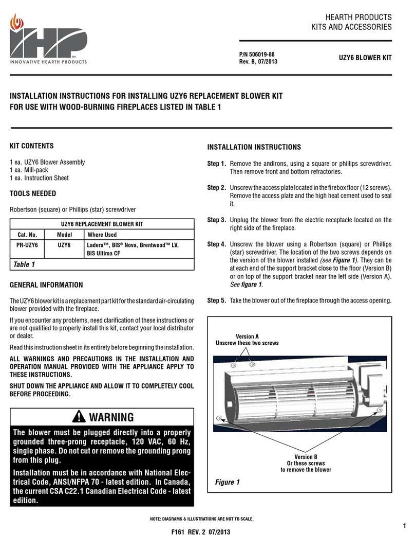 IHP UZY6 installation instructions
