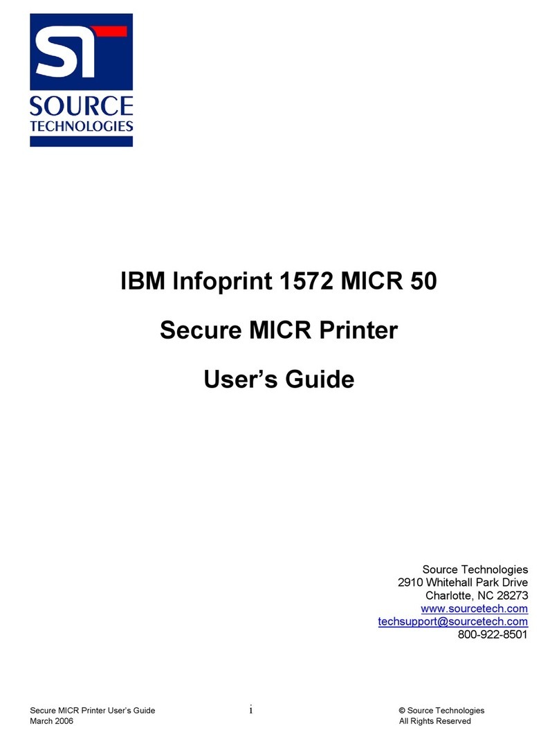 IBM IBM Infoprint 1572 MICR 50 User manual