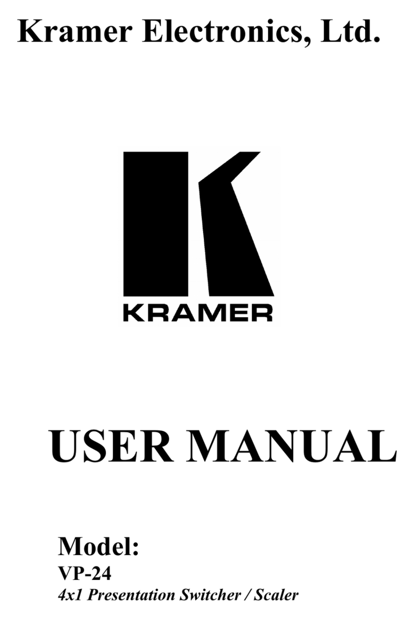 Kramer VP-24 user manual