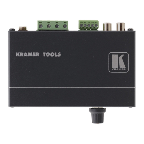 Kramer 900N User manual