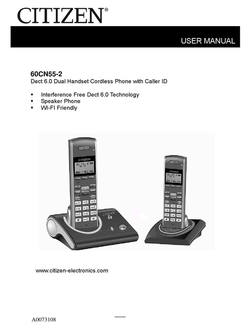 Citizen 60CN55-2 user manual