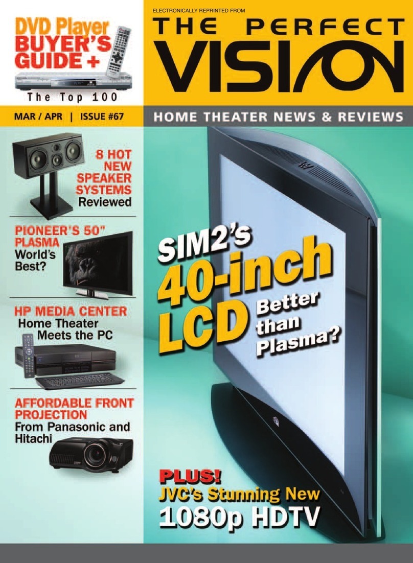 JVC HD56FH96 - 56" Rear Projection TV User manual