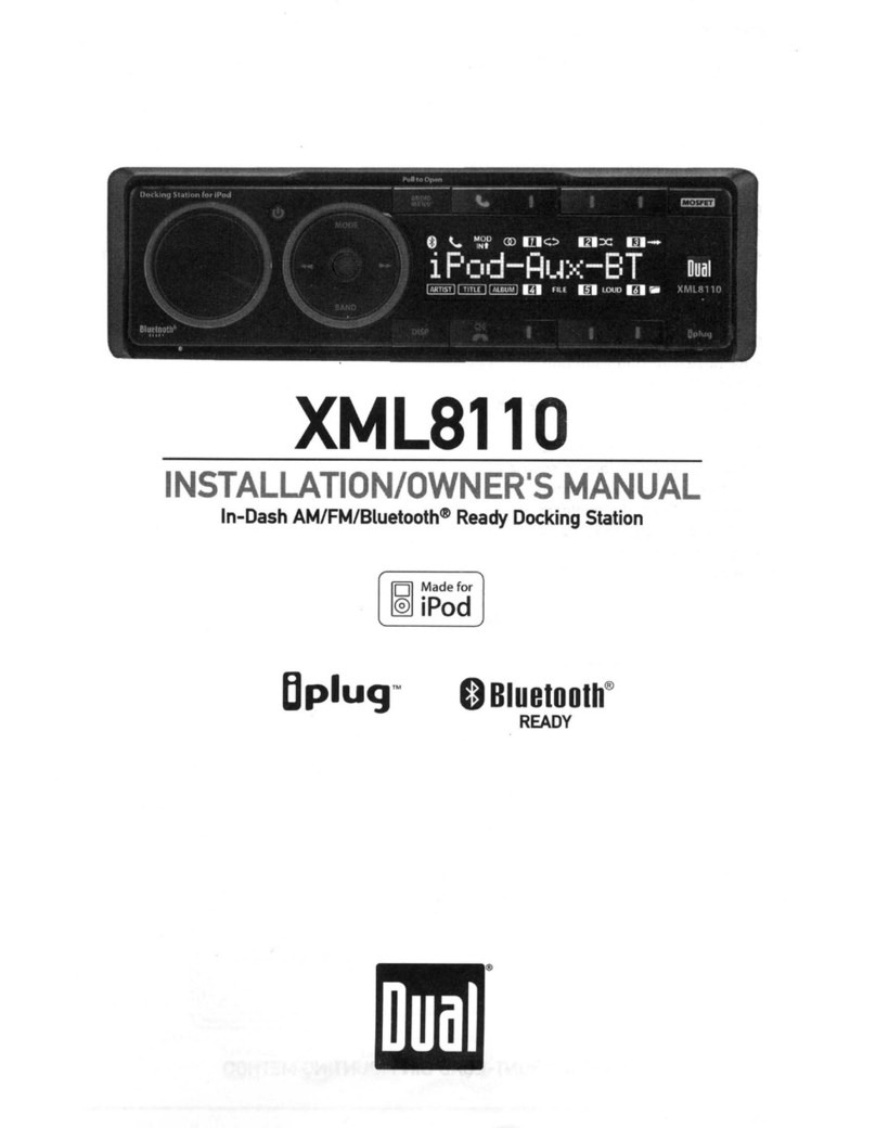 Dual XML8110 Installation & owner's manual