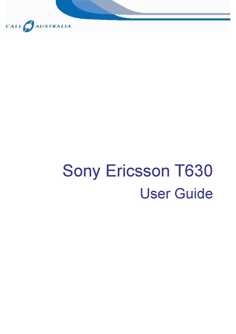 Sony Ericsson T630 User manual