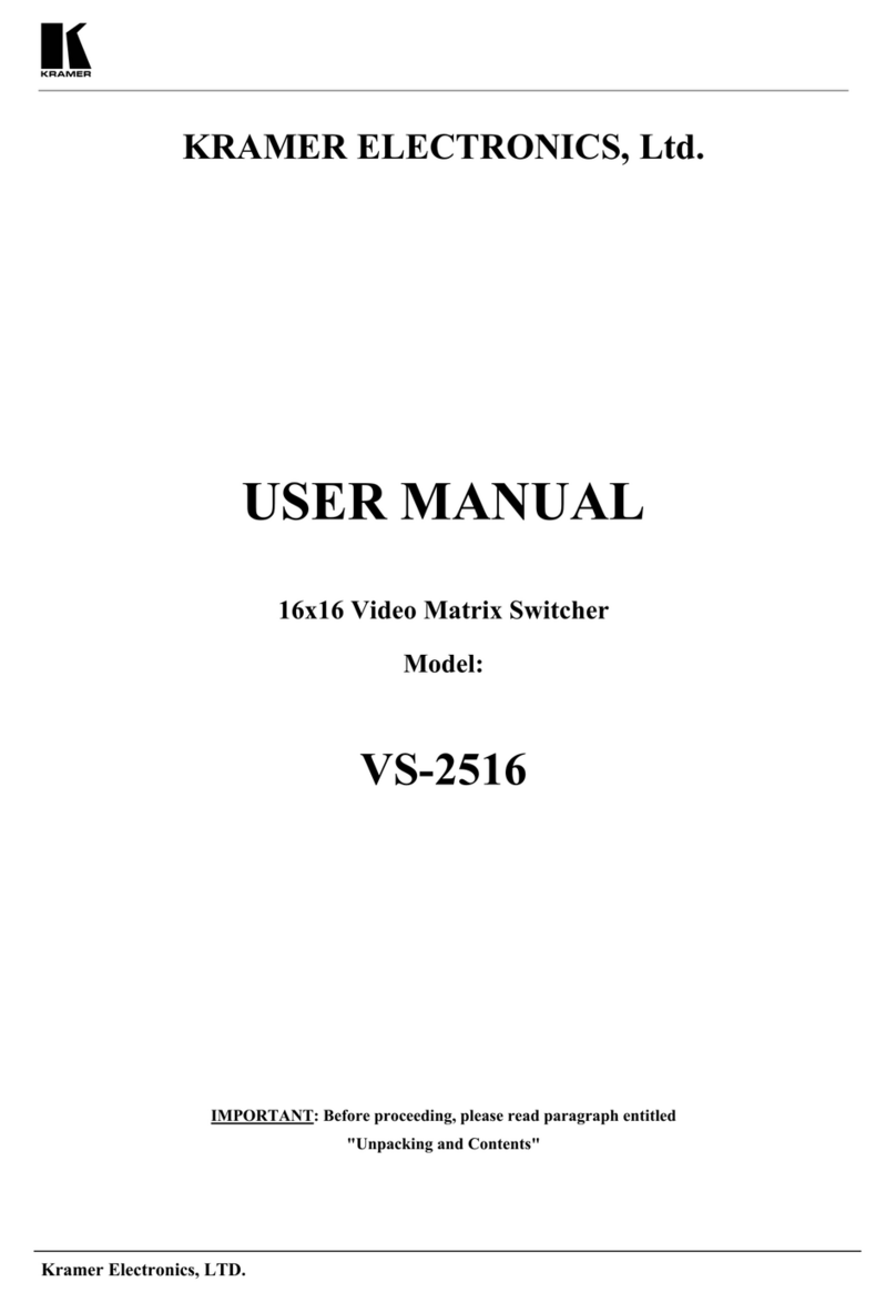 Kramer VS-2516 user manual