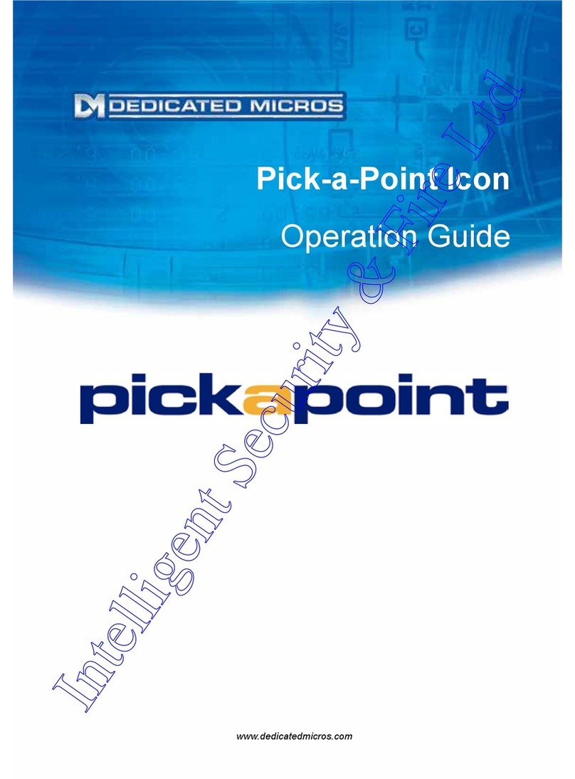 Dedicated Micros PICKAPOINT Operation guide