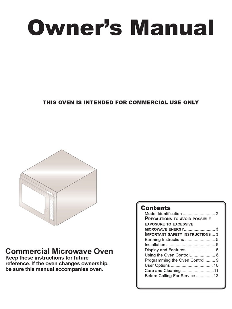 ACP Microwave Oven User manual ACP Microwave Oven User manual