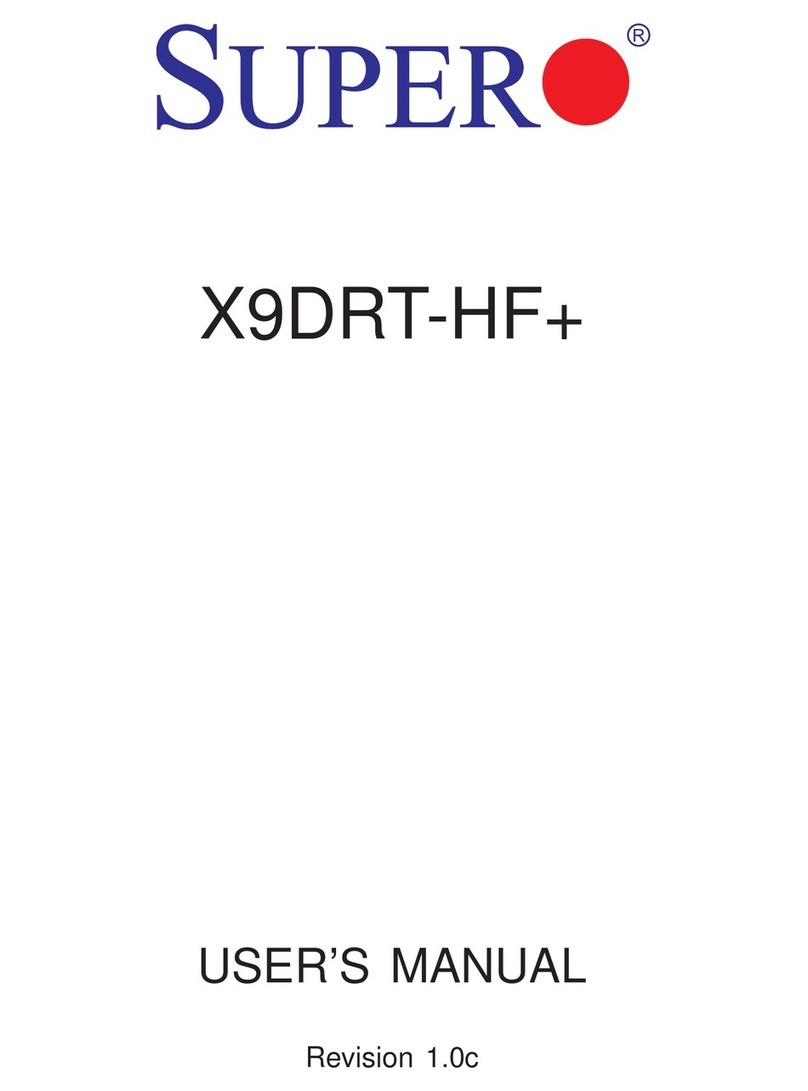 Supero X9DRT-HF+ User manual