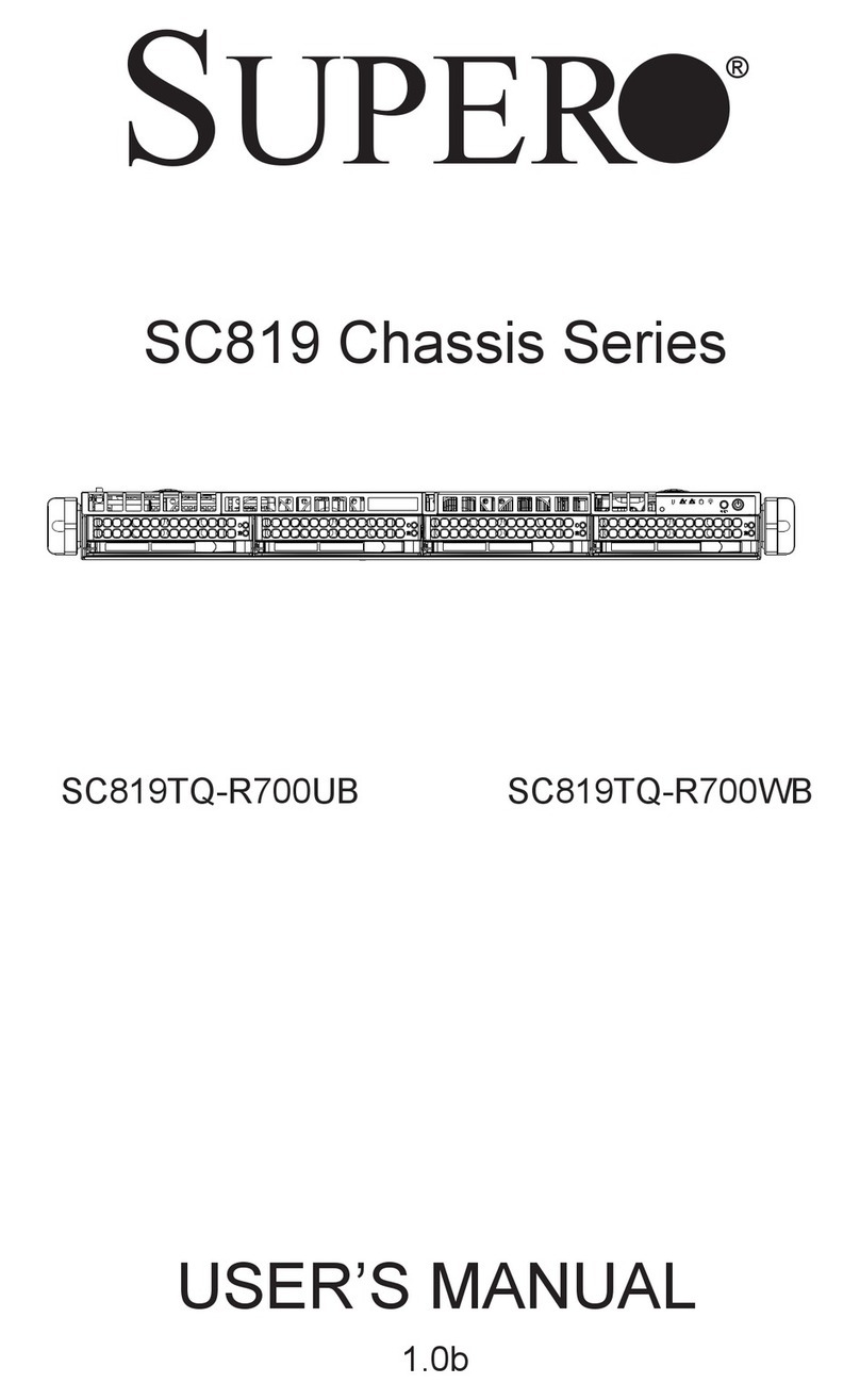 Supero SC819TQ-R700UB User manual