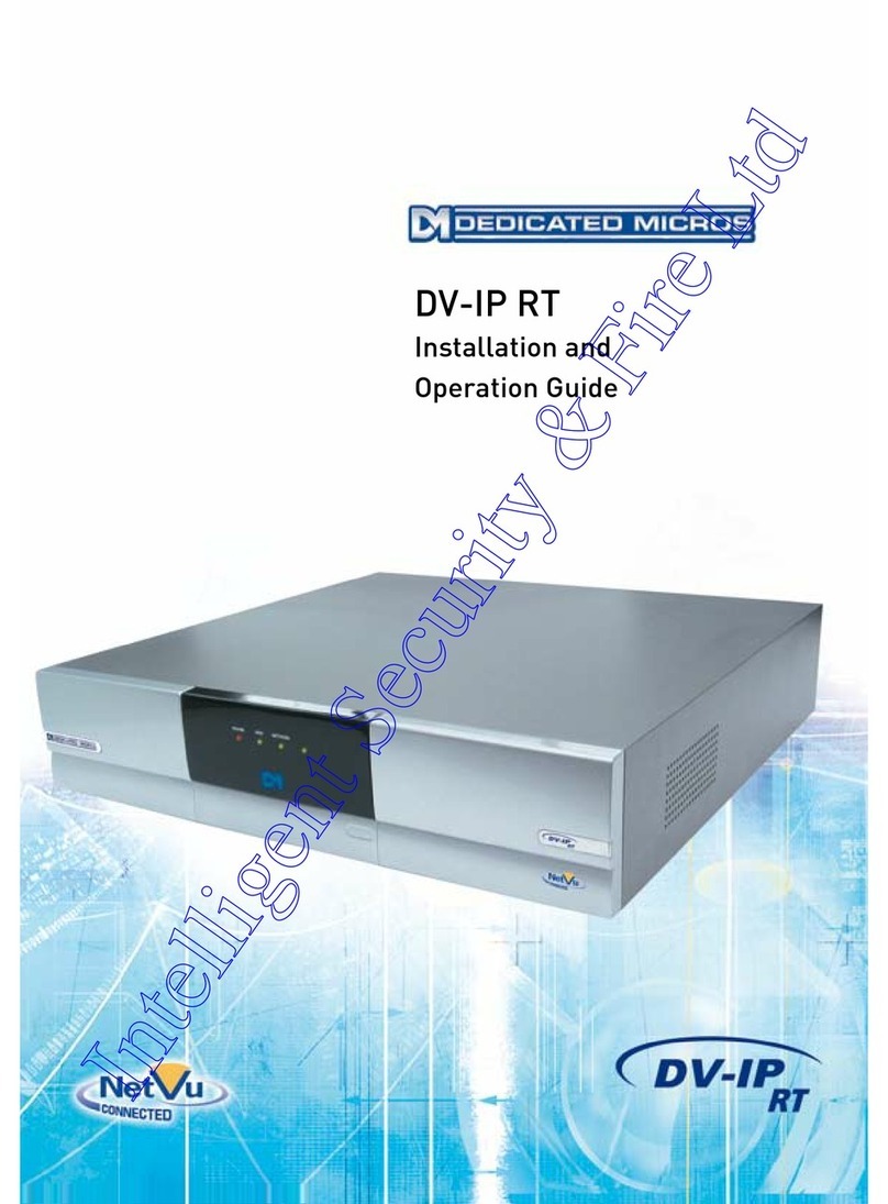 Dedicated Micros DV-IP RT Operating instructions