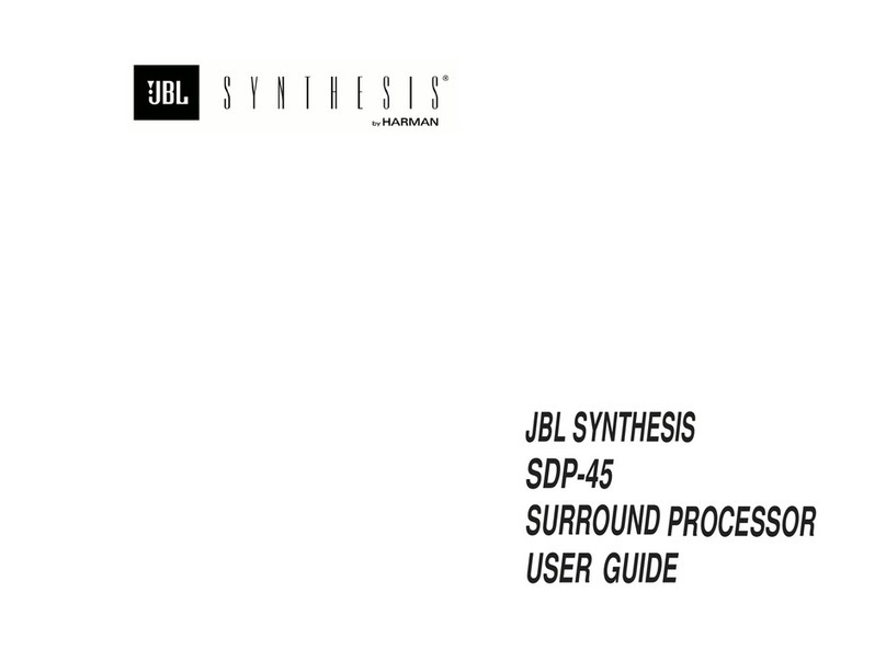 JBL SYNTHESIS SDP-45 User manual