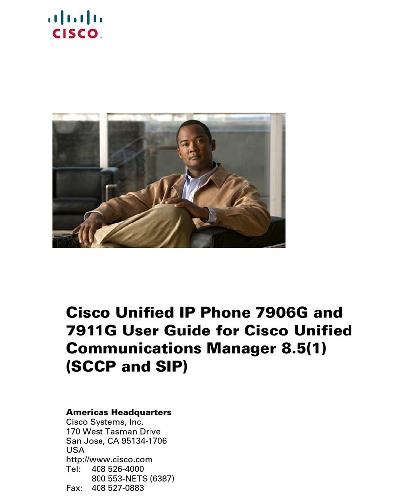 Cisco 7906G - Unified IP Phone VoIP User manual Cisco 7906G - Unified IP Phone VoIP User manual