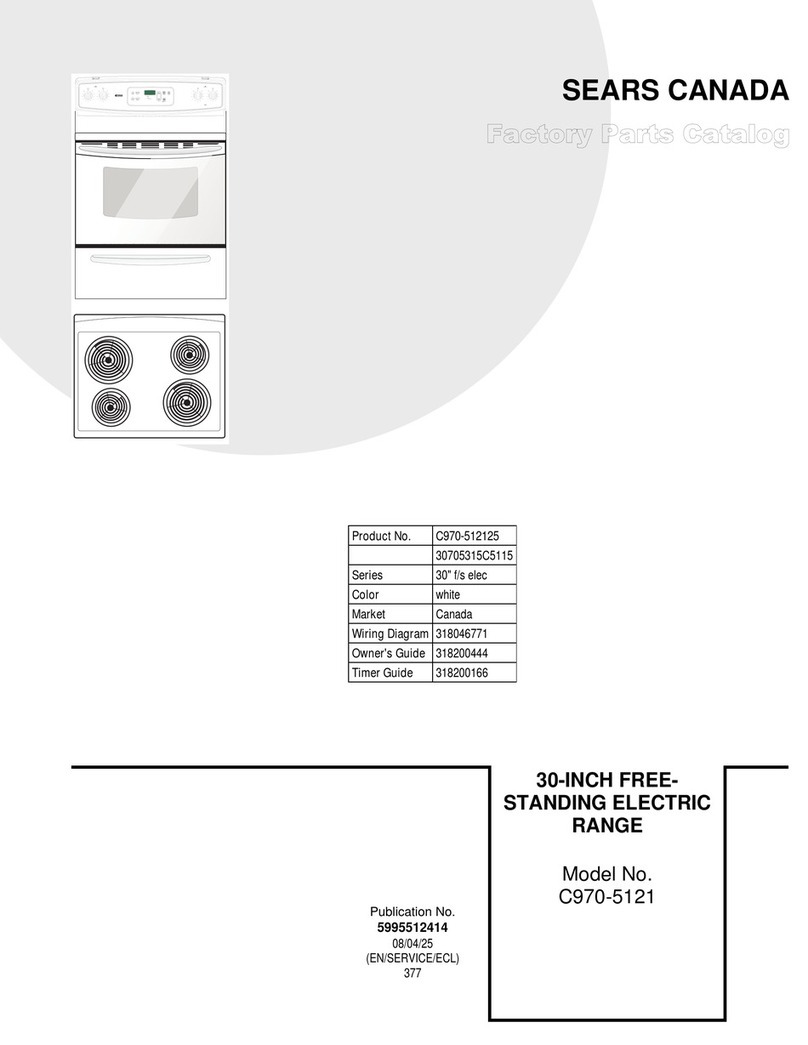 Sears C970-5121 User manual