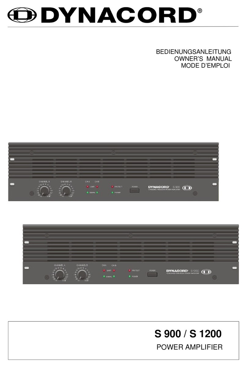 Dynacord S 1200 Bedienungsanleitung