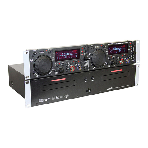 Gemini CDMP-2600 Operation manual