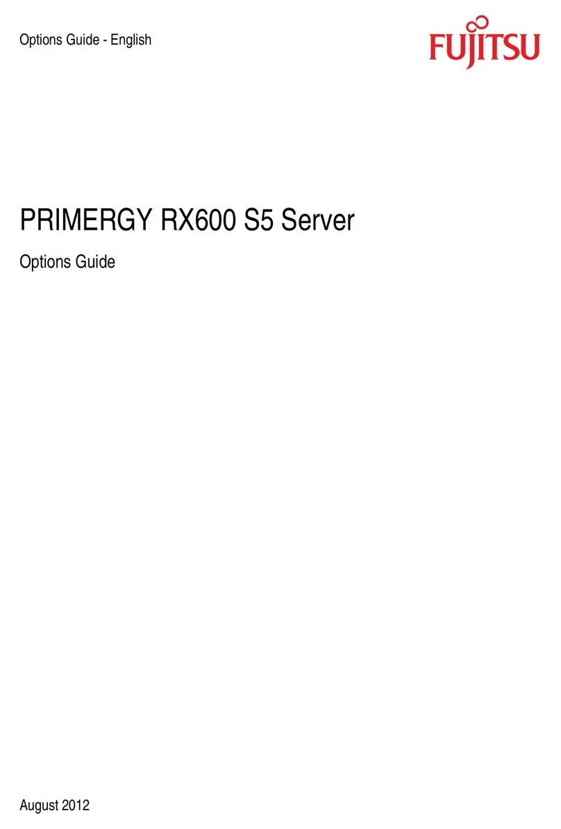Fujitsu PRIMERGY RX600 S5 User manual