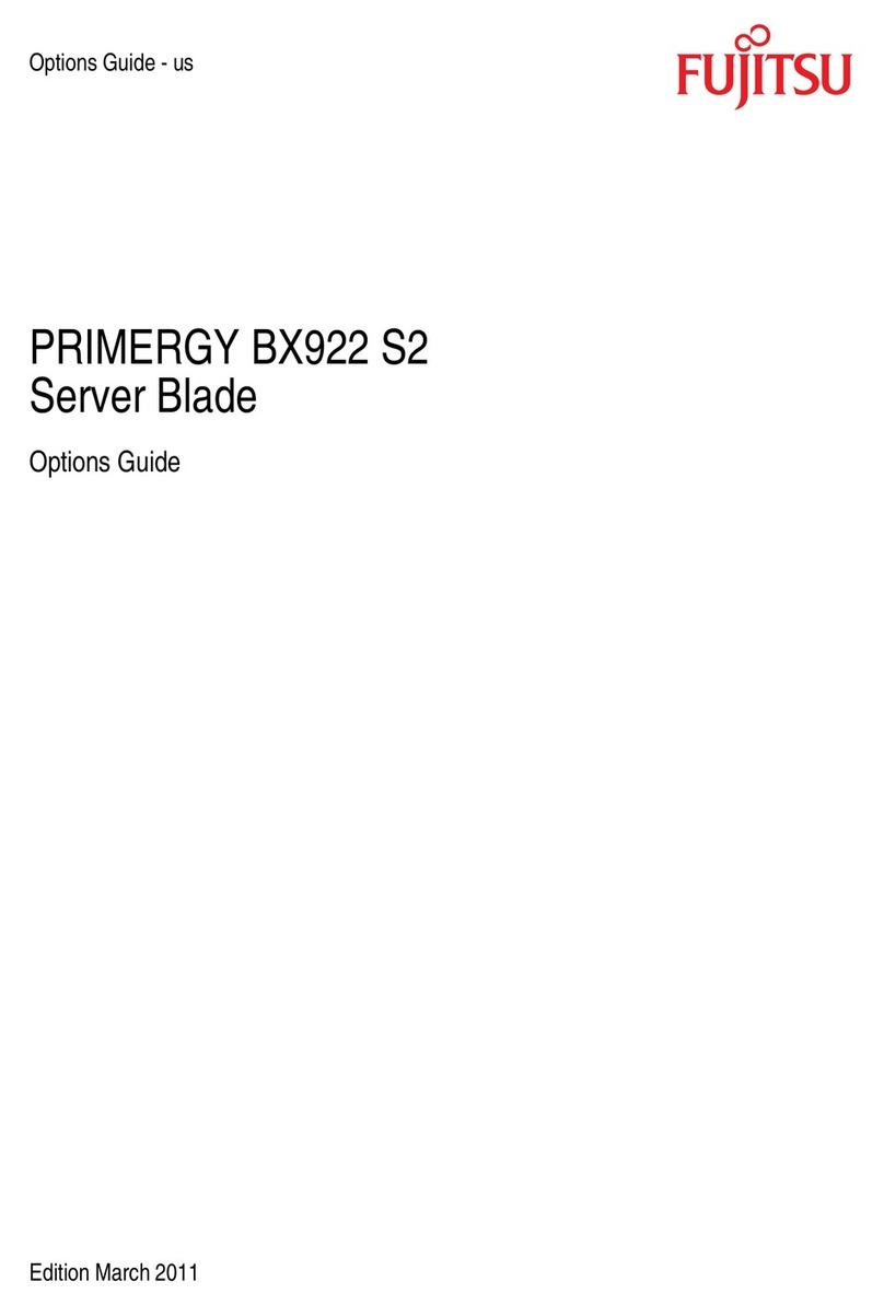 Fujitsu PRIMERGY BX922 S2 User manual