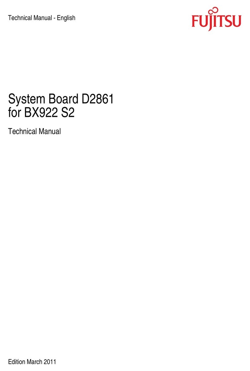 Fujitsu D2861 User manual