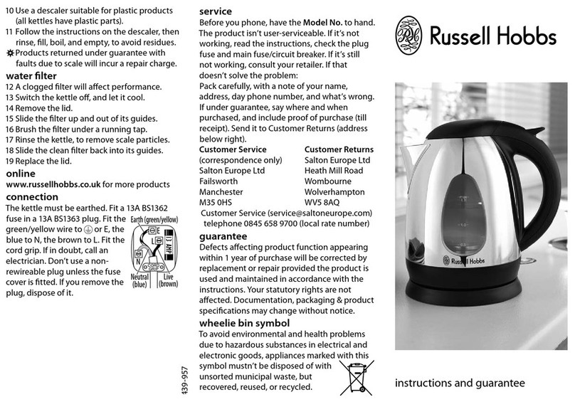Russell Hobbs 14536 Product information sheet