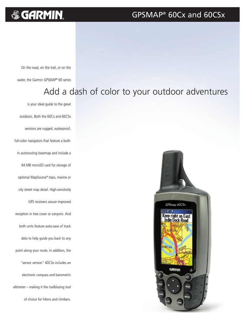 Garmin GPSMAP 60Cx User manual