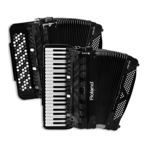 Roland V-Accordion FR-7X User manual