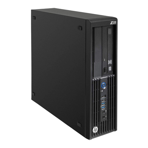 HP Z230 SFF Workstation User instructions