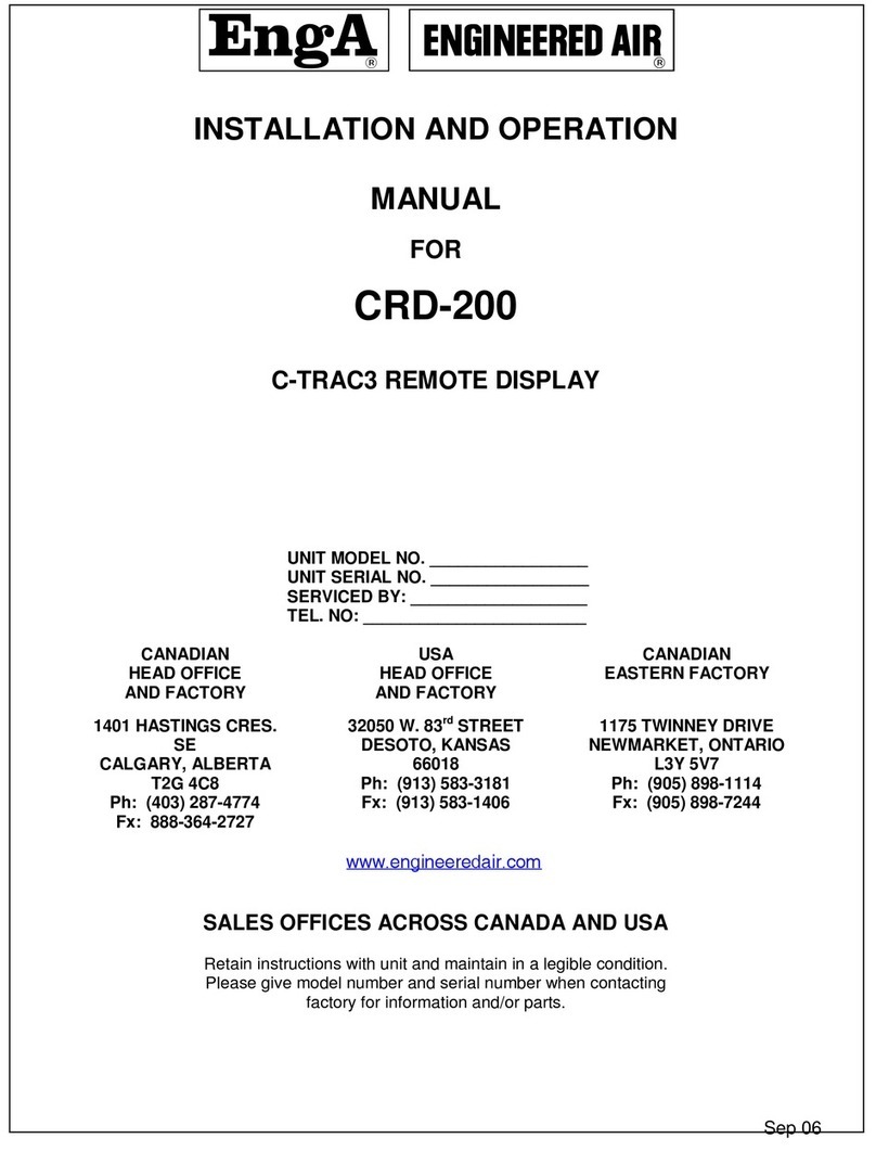 EngA CRD-200 C-TRAC3 User manual