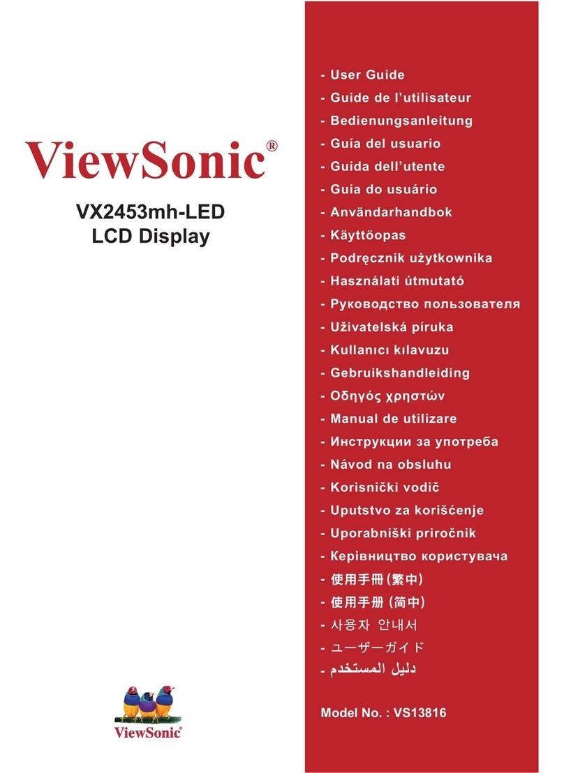 ViewSonic VX2453mh User manual