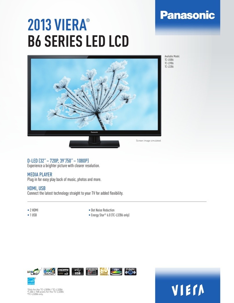 Panasonic Viera TC-L50B6 User manual