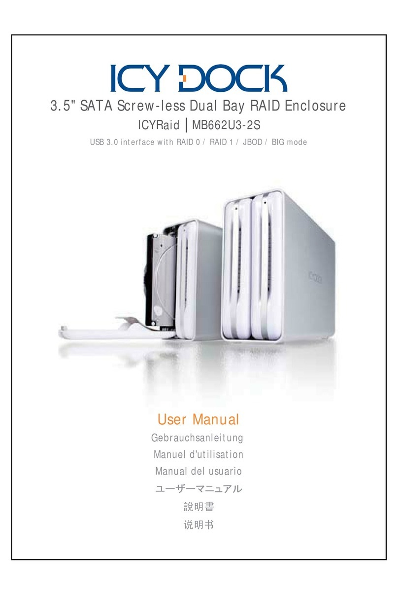 Icy Dock MB662U3-2S User manual