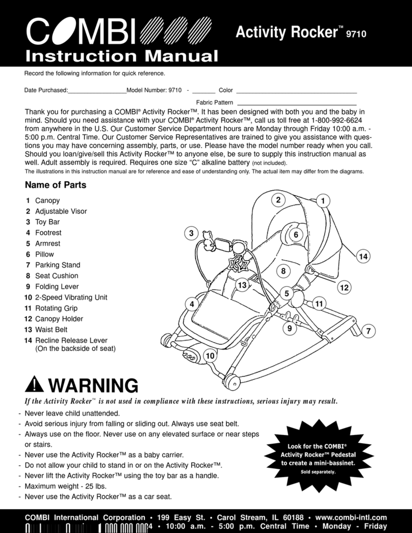 Combi Activity Rocker 9710 instruction manual