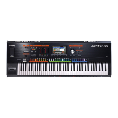 Roland Jupiter-80 User manual