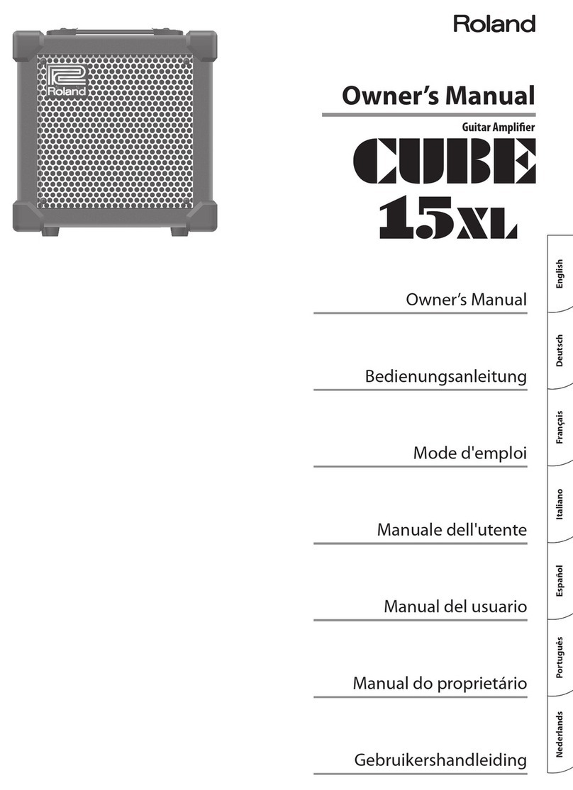 Roland CUBE-15XL User manual